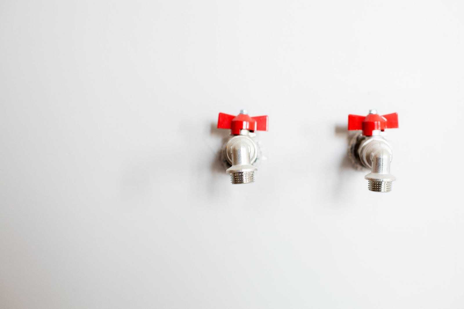 Copper plumbing pipes